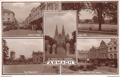 ROYAUME UNI - Armagh - Market Street - St Patrick's RC Cathedral - Carte Postale Ancienne