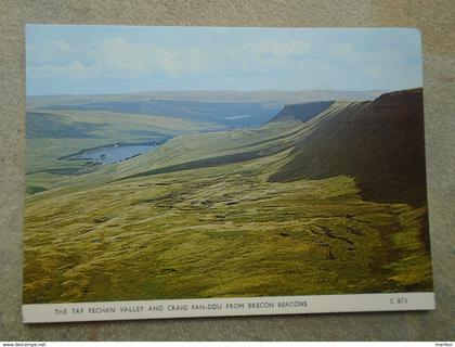 D150243 WALES  - The Taf Fechan Valley  and Craig Fan-Ddu from Brecon Beacons