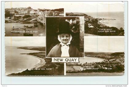 NEW QUAY  - carte multivues.