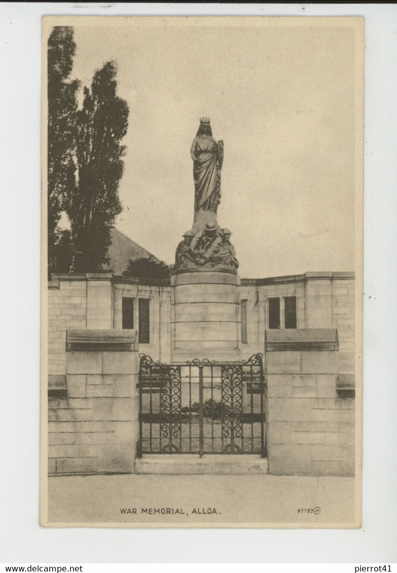 ROYAUME UNI - SCOTLAND - ALLOA - War Memorial