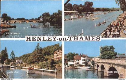 11967976 Henley-on-Thames River Thames Regatta Narsh Lock Henley Bridge