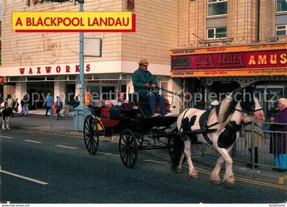 73590498 Blackpool A Blackpool Landau Pferdekutsche Blackpool
