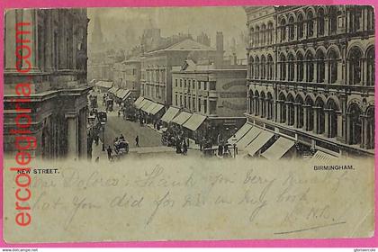 20351 - GREAT BRITAIN - VINTAGE POSTCARD - Birmingham, New Street