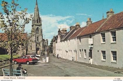 Cross Wynd Falkland Fife 1970s Scottish Postcard