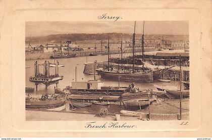 Jersey - ST. HELIER - French harbour - Publ. L.L. Levy