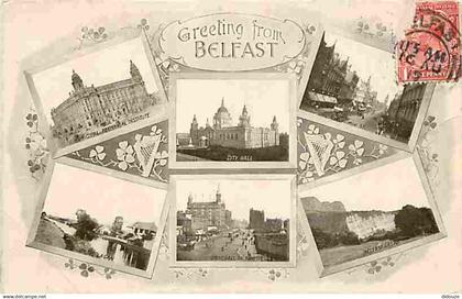 Irlande du Nord - Belfast - Multivues - CPA - Voir Scans Recto-Verso