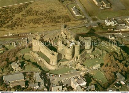 73740892 Gwynedd Wales Castell Harlech Air view Gwynedd Wales