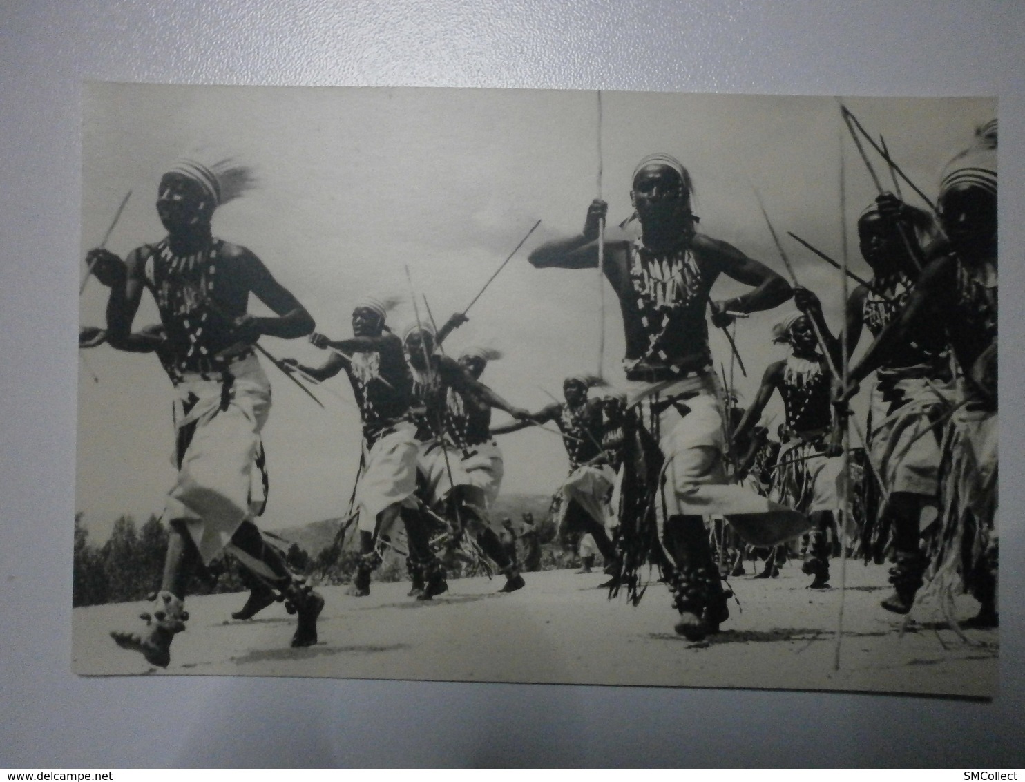 Ruanda Urundi, carte photo, danseurs Watusi (A5p29)