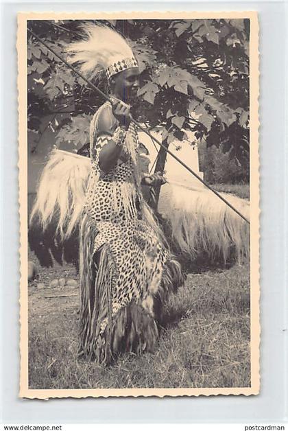 Ruanda-Urundi - Tutsi dancer - REAL PHOTO - Publ. unknown