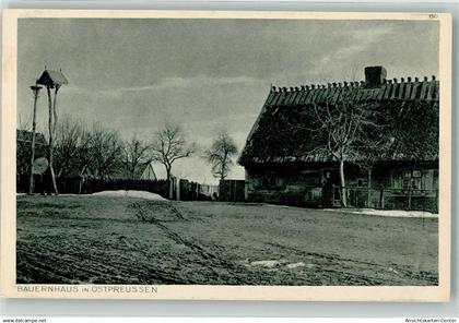 39632364 - Bauernhaus Ostpreussen Foto AK