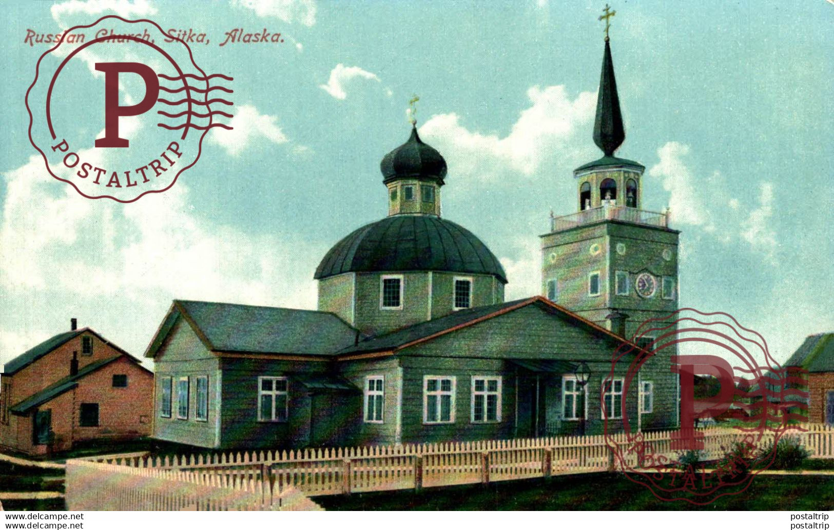 RUSSIAN CHURCH  SITKA ALASKA   ALASKA USA