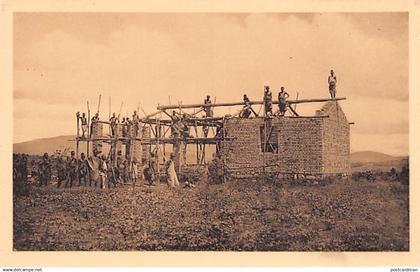 Rwanda - Construction of Butare (Astrida) - Publ. Jos. Dardenne Série N. 2