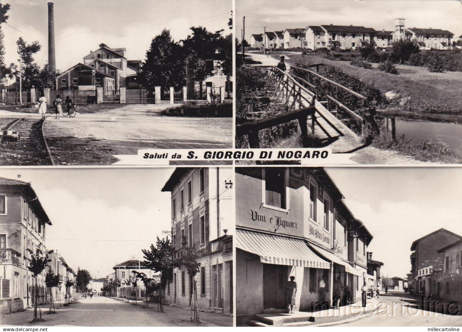 * S.GIORGIO DI NOGARO - Panorami 1953