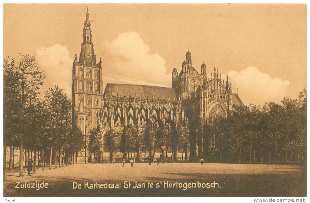 's HERTOGENBOSCH - De Kathedraal St Jan - Zuidzijde