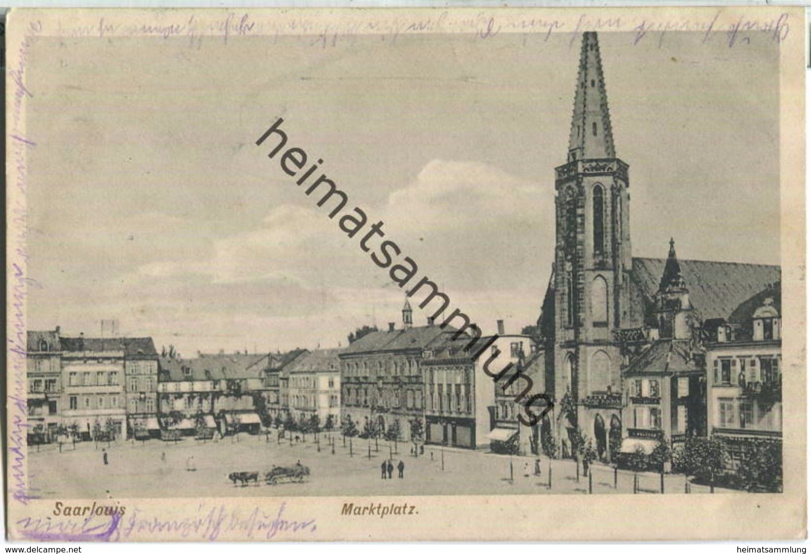 Saarlouis - Marktplatz - Briefstempel