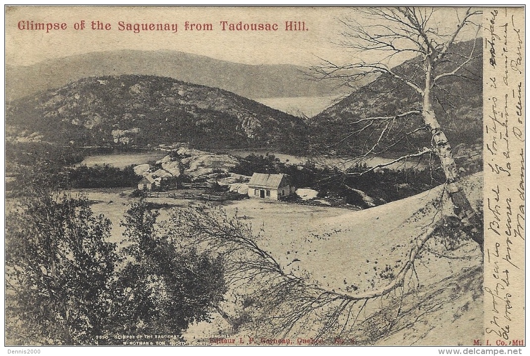 SAGUENAY - Glimpse of the Saguenay from Tadousac Hill