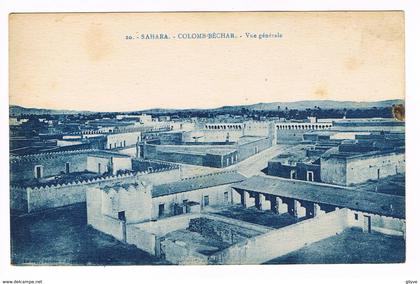 CPA.Afrique. Sahara. Colomb-Béchar. Vue générale.   (F.159)