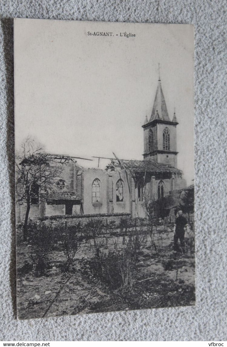 Saint Agnant, l'église, Meuse 55