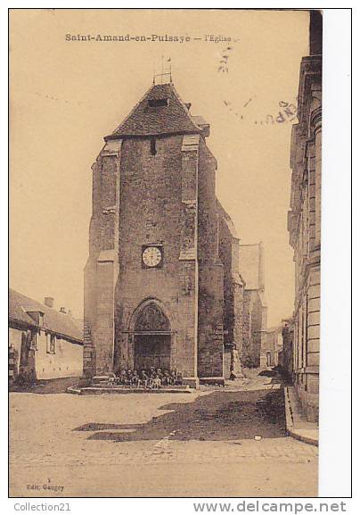 SAINT AMAND EN PUISAYE .... L EGLISE