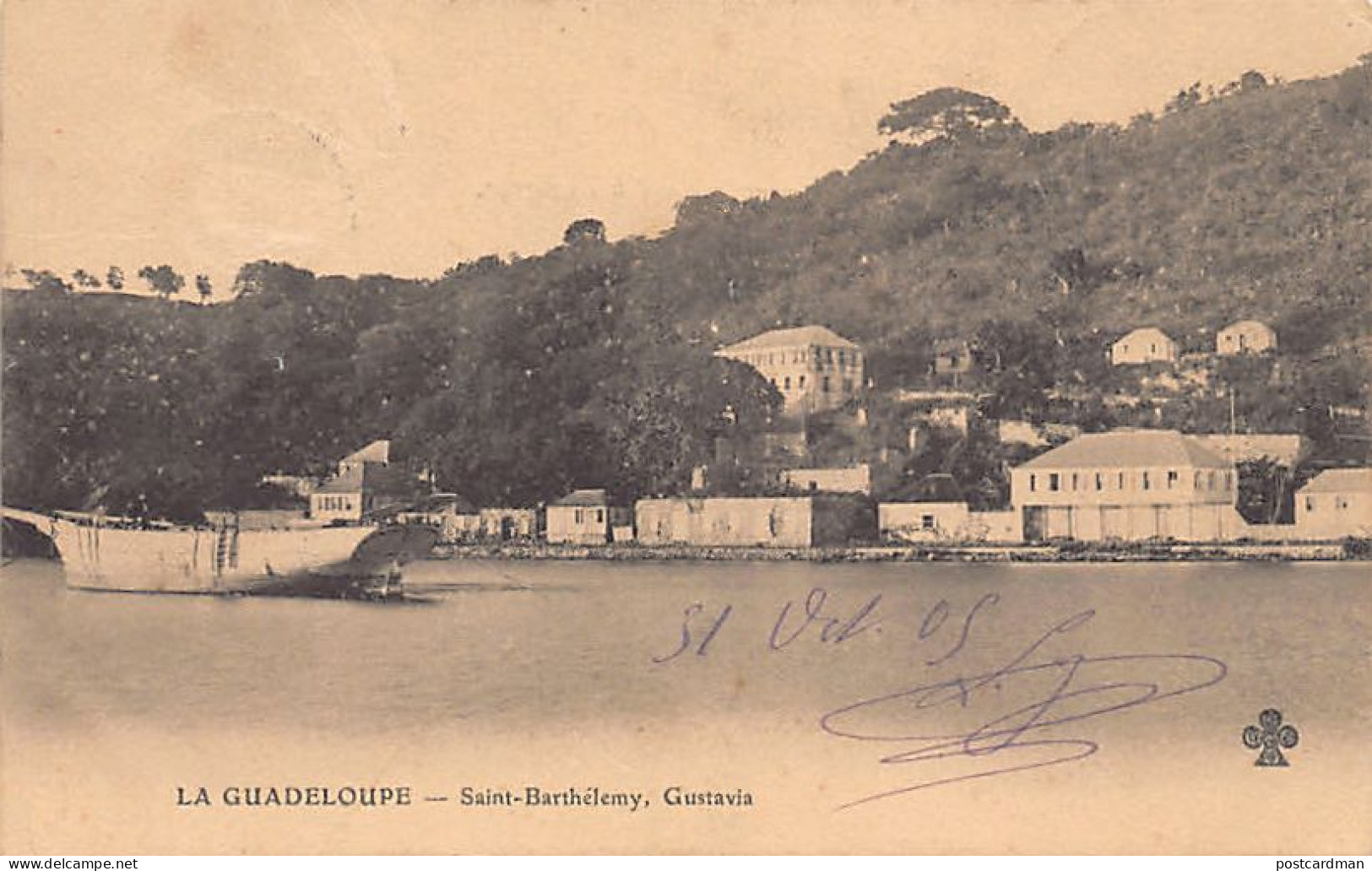 Saint-Barthélémy - GUSTAVIA - Vue générale - Ed. Charles Colas & Cie