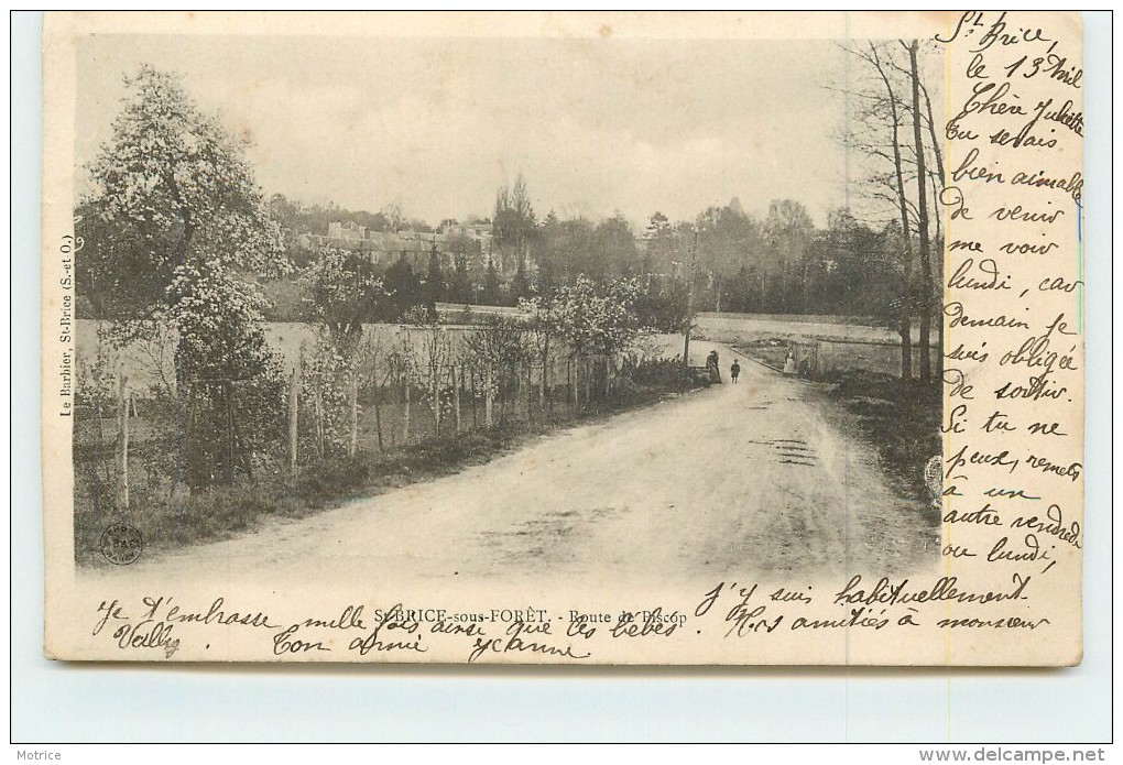 SAINT BRICE SOUS FORET  - Route de Piscop.