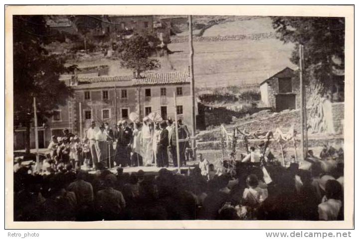 Saint-Cergues, photo 9x14cms (papier épaisseur carte-photo), kermesse ?