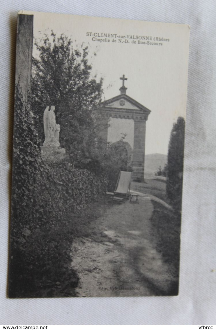 Saint Clement sur Valsonne, chapelle Notre Dame de Bon secours, Rhône 69