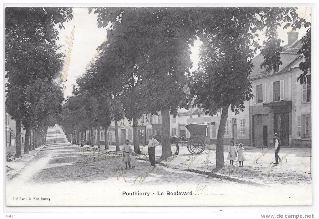 SAINT FARGEAU PONTHIERRY - Le boulevard