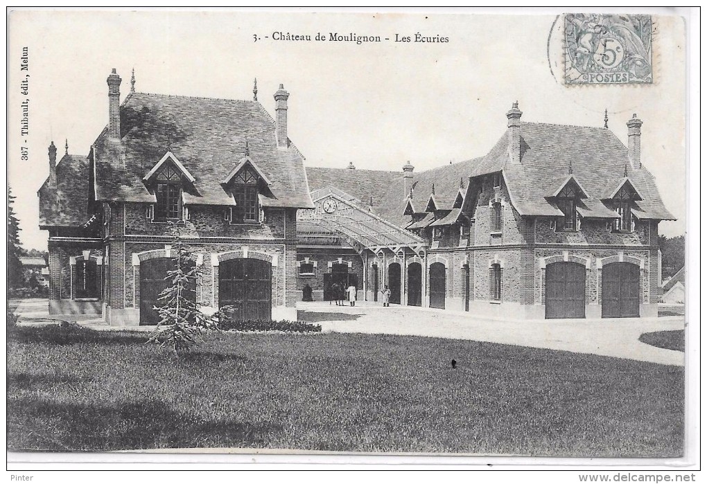 SAINT FARGEAU PONTHIERRY - MOULIGNON - Le château, les Ecuries