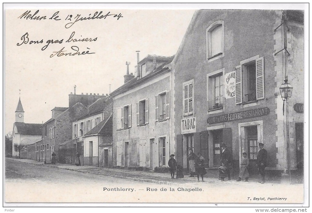 SAINT FARGEAU PONTHIERRY - Rue de la Chapelle