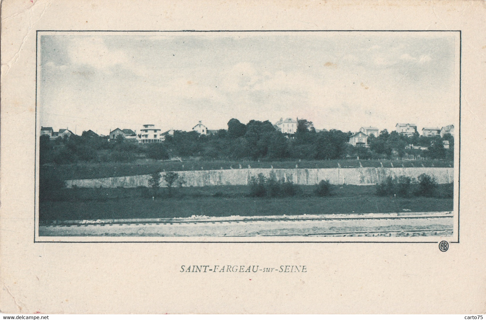 Saint-Fargeau-sur-Seine 77 - Saint-Fargeau-Ponthierry - Panorama Villas - Oblitération 1943