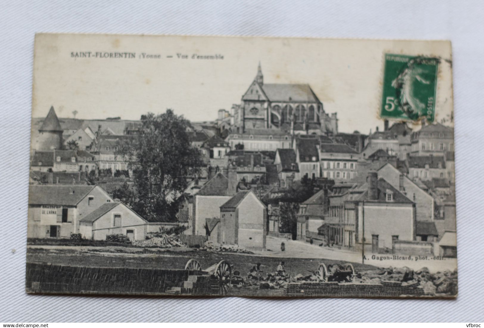 Saint Florentin, vue d'ensemble, Yonne 89