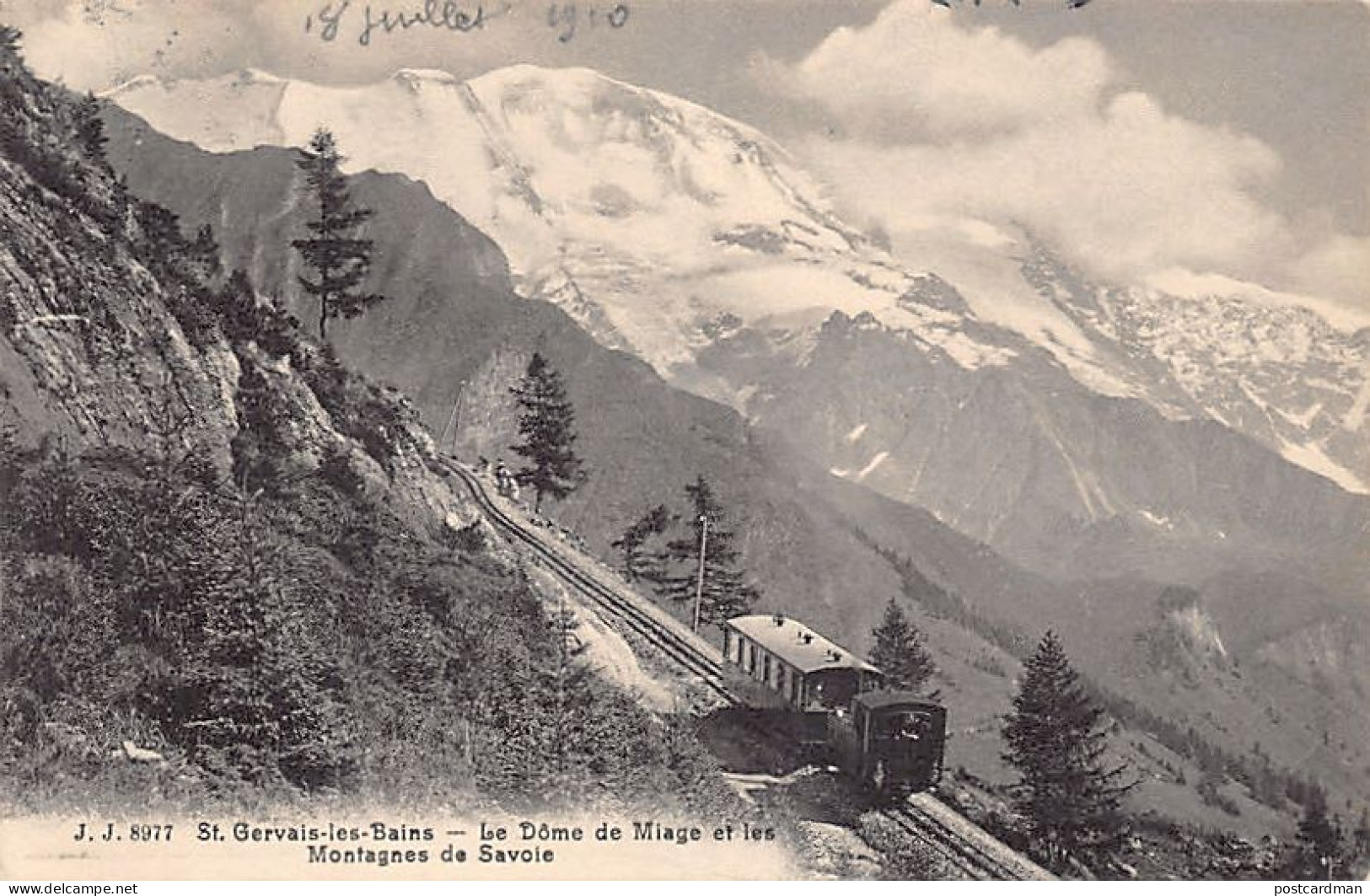 SAINT GERVAIS LES BAINS (74) Le Dôme de Miage Montagnes de Savoie - Chemin de fer à crémaillère