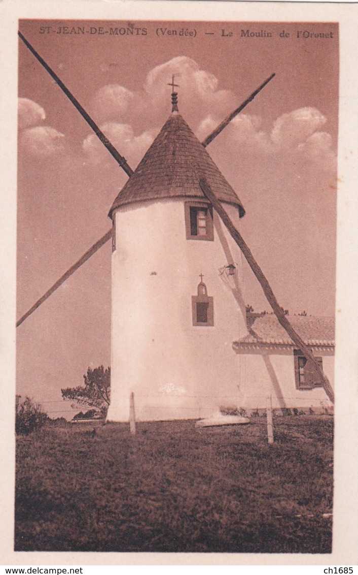 SAINT-JEAN-de-MONTS (85) Moulin d'Orouet