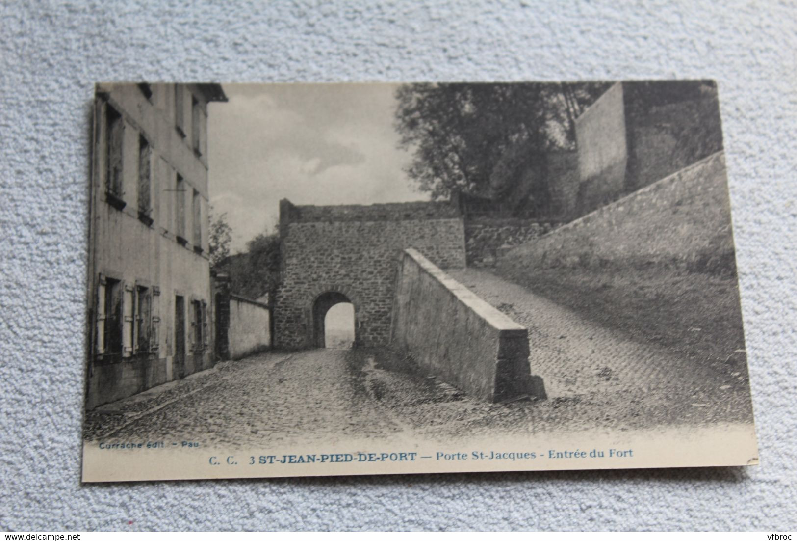 saint Jean Pied de Port, porte saint Jacques, entrée du fort, Pyrénées atlantiques 64