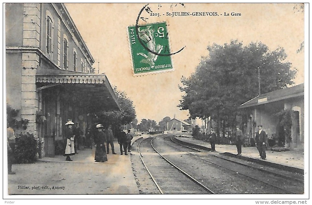 SAINT JULIEN EN GENEVOIS - La gare - TRAIN