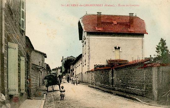 Saint Laurent de Chamousset. Ecole de Garçons.