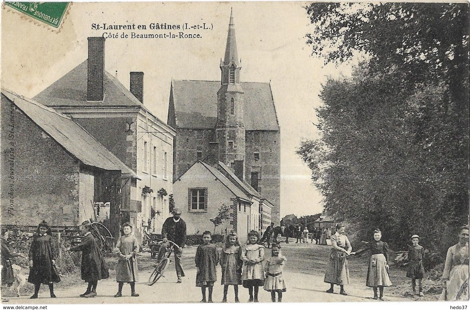 Saint-Laurent-en-Gâtines - Côté de Beaumont-la-Ronce