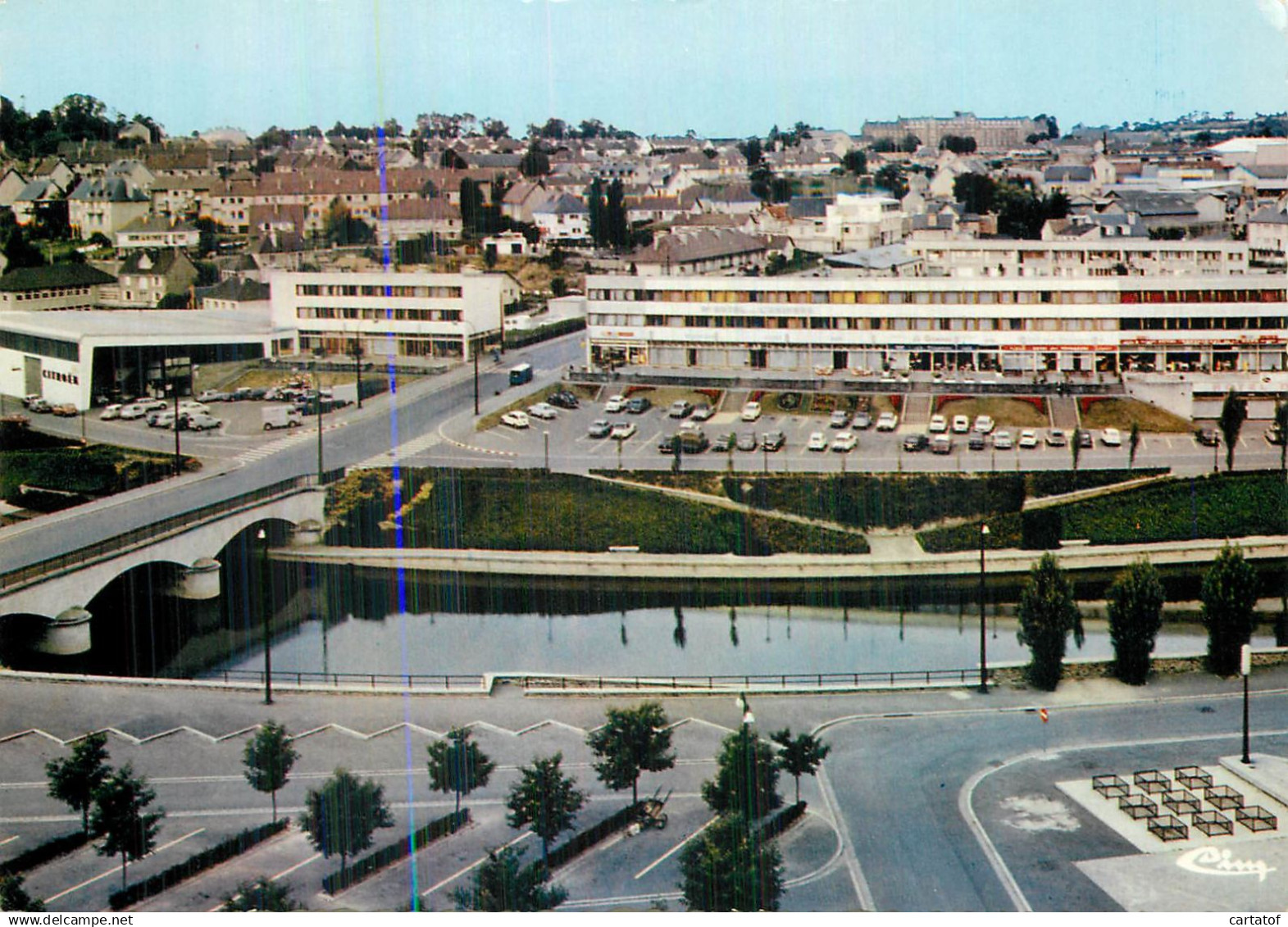 SAINT LO . Bords de la Vire et ses hôtels