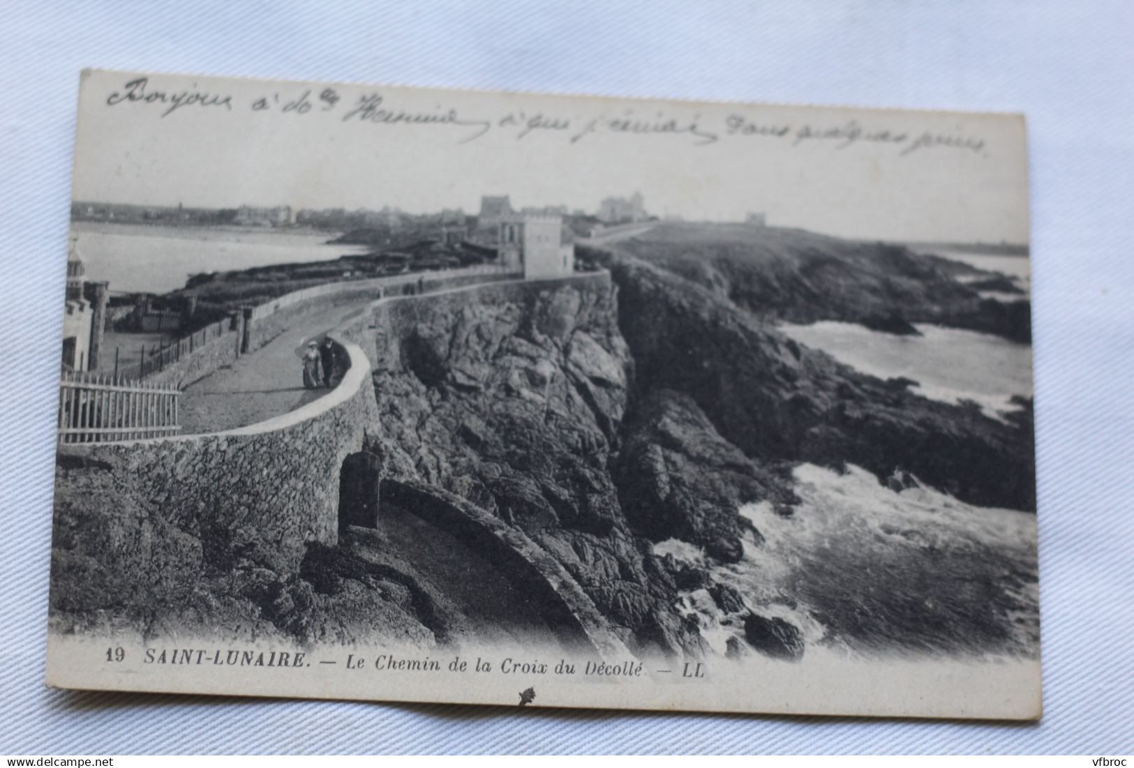 Saint Lunaire, le chemin de la croix du Décollé, Ille et Vilaine 35