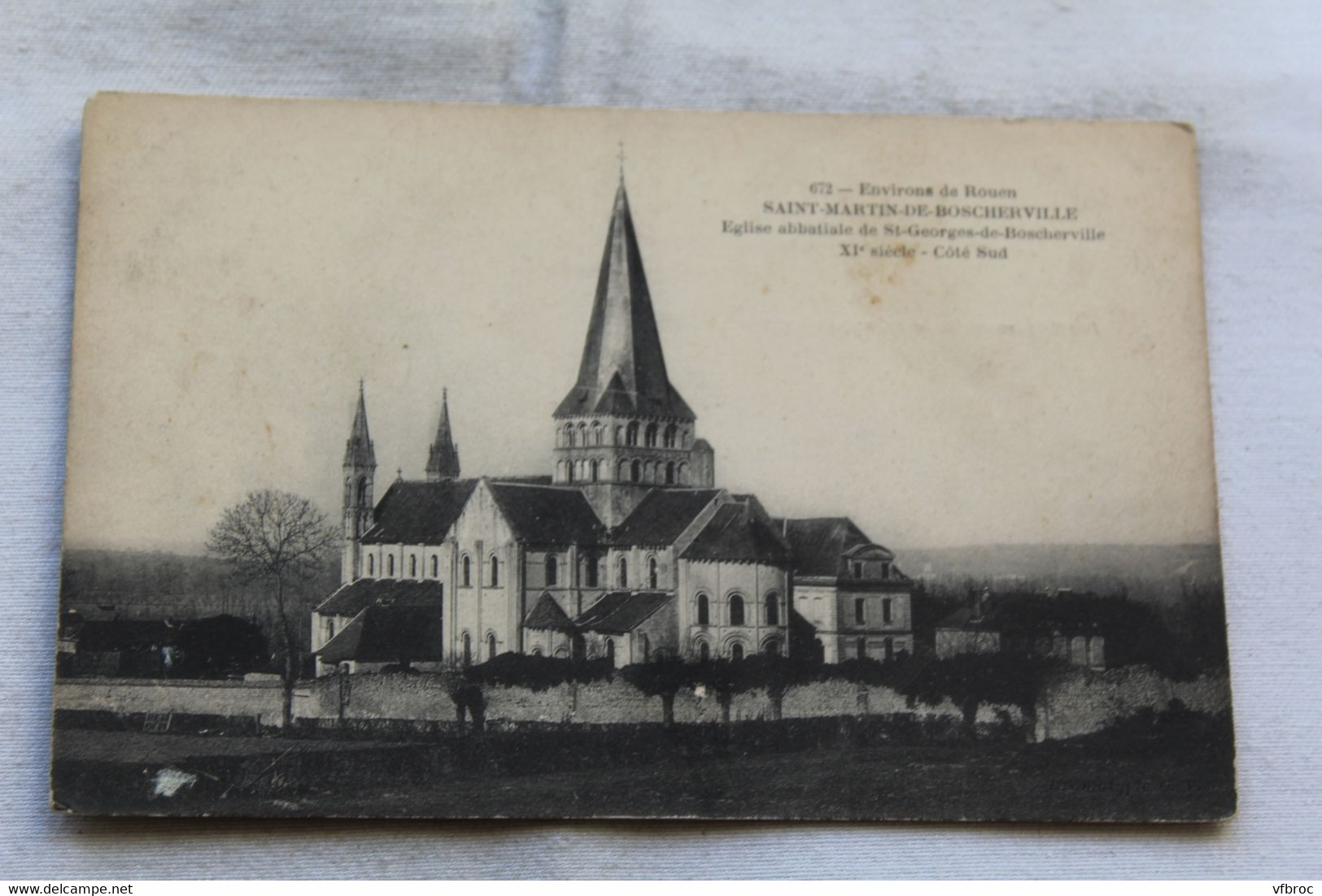 Saint Martin de Boscherville, église abbatiale de saint Georges, ôté Sud, Seine maritime 76