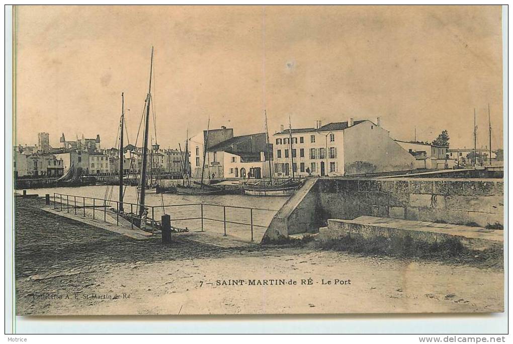 SAINT MARTIN DE RE  -  Le Port.