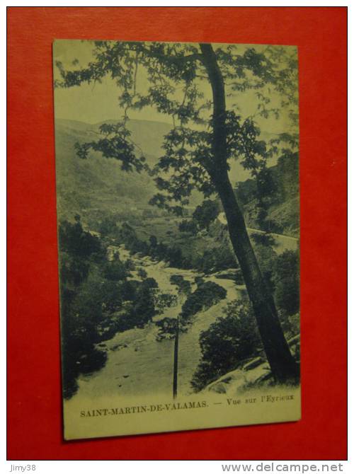 SAINT MARTIN DE VALAMAS-ARDECHE-VUE DE L'EYRIEUX