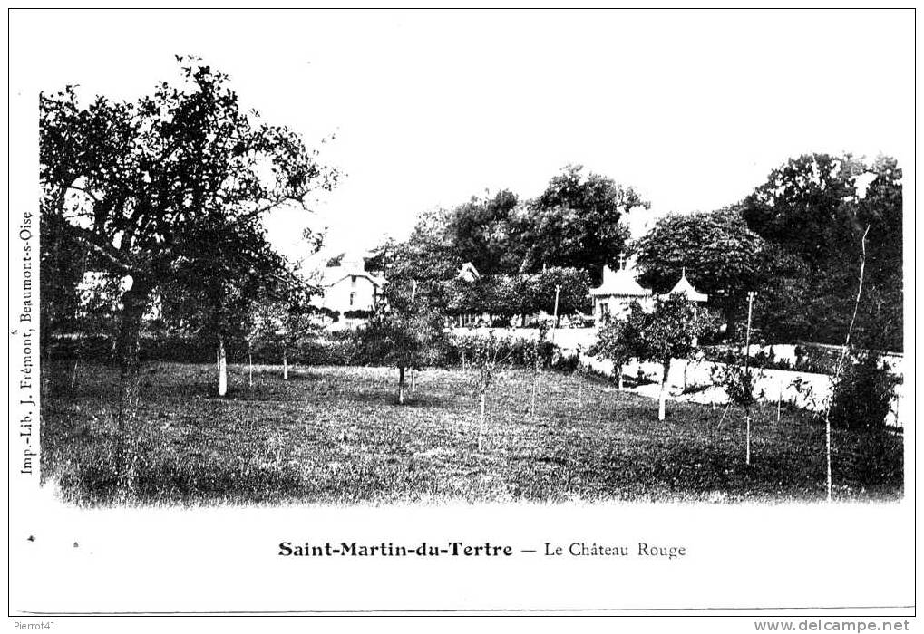 SAINT MARTIN DU TERTRE - Le château Rouge