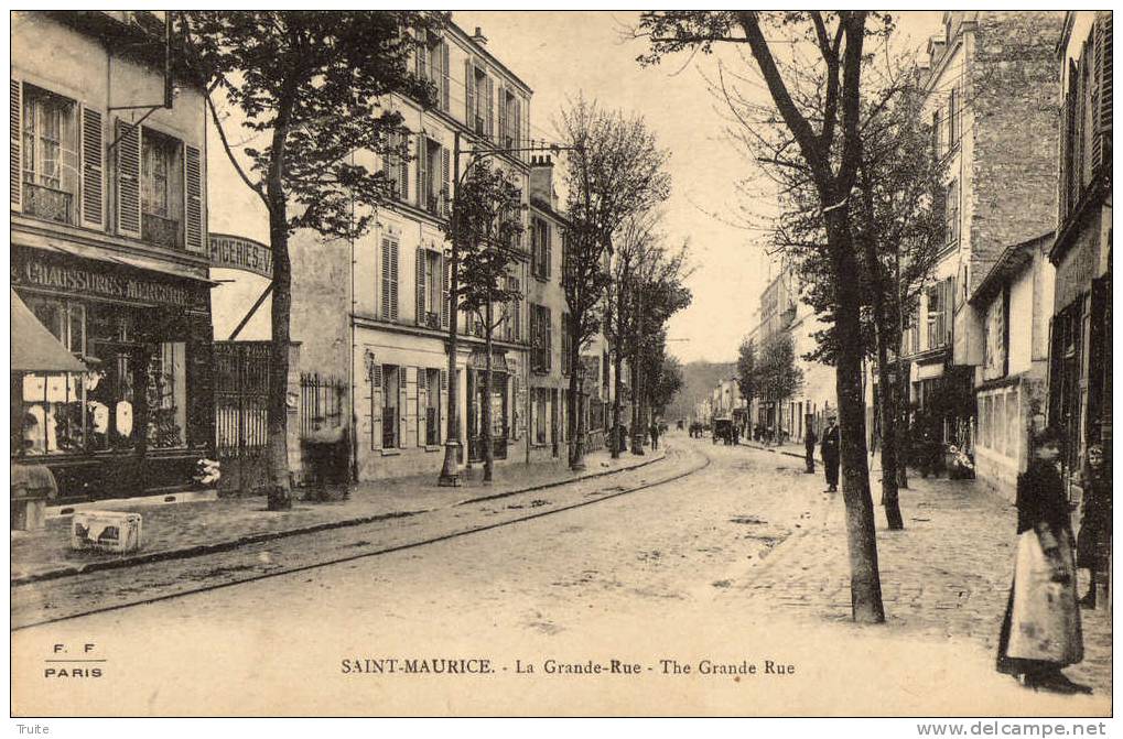 SAINT-MAURICE  LA GRANDE-RUE COMMERCE ?