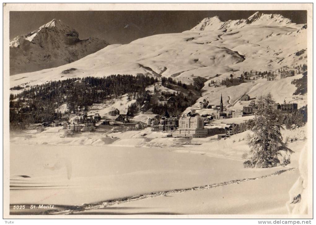 SAINT-MORITZ  CARTE PHOTO