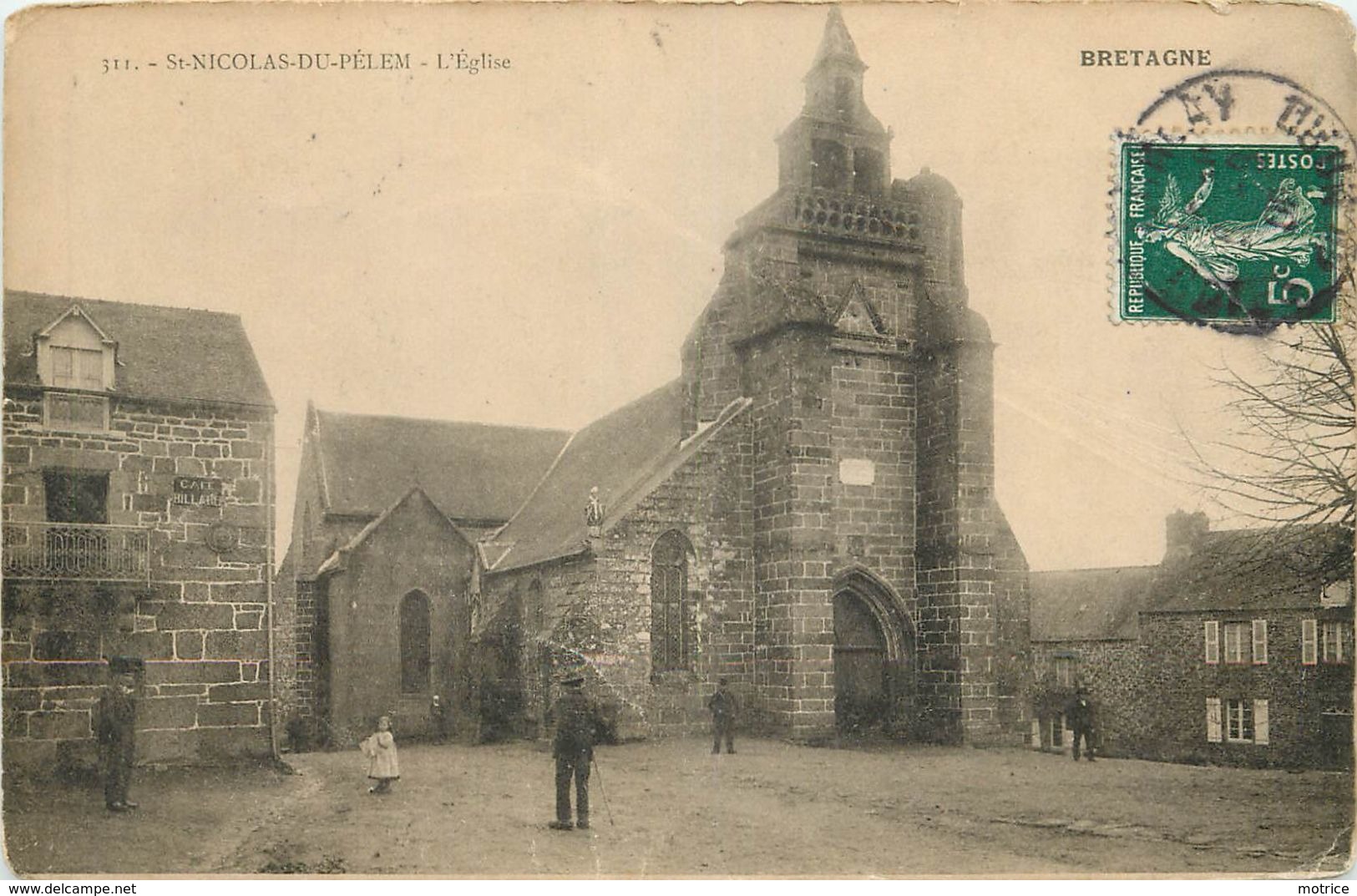 SAINT NICOLAS DU PELEM - l'église.