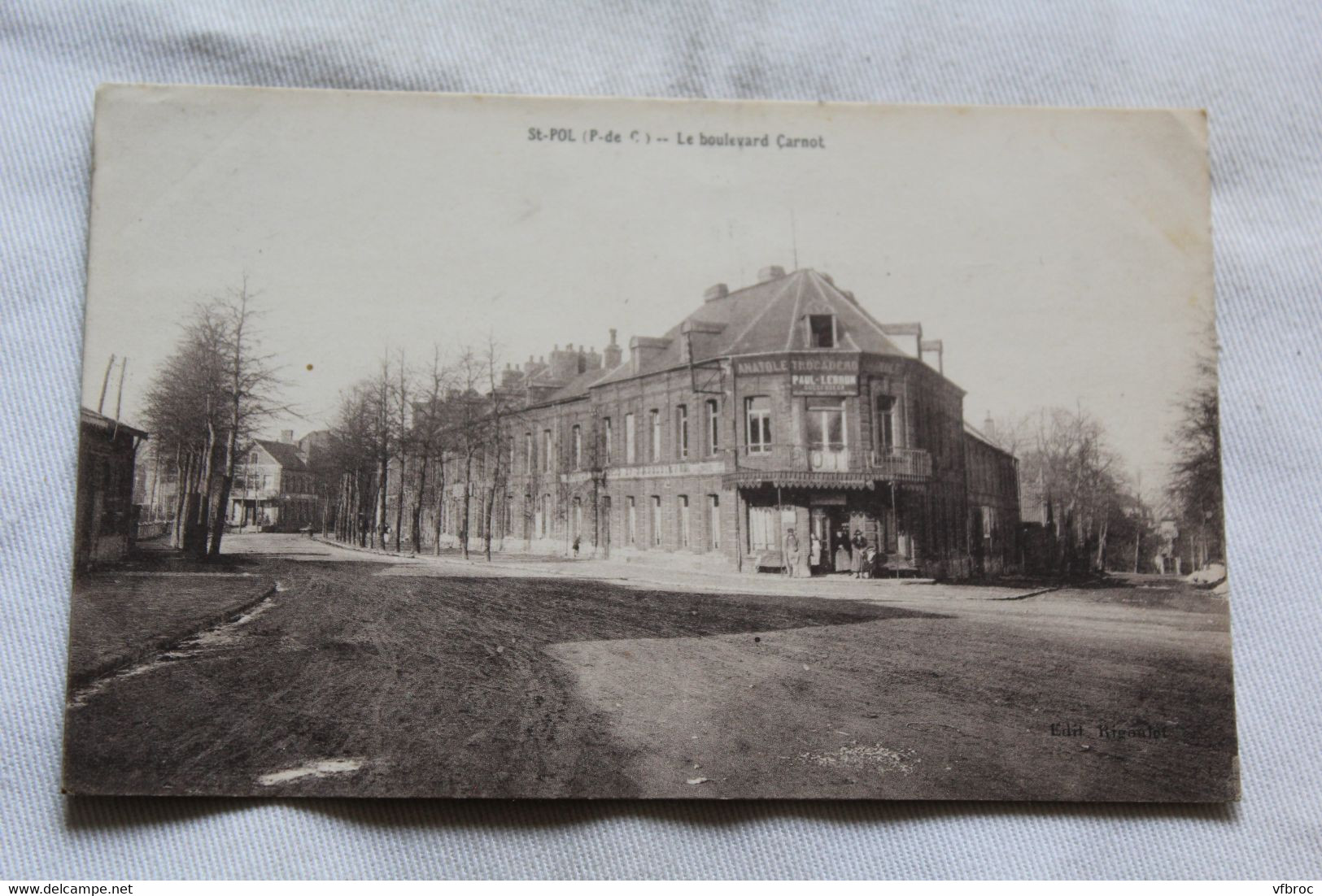 Saint Pol, le boulevard Carnot, Pas de Calais 62