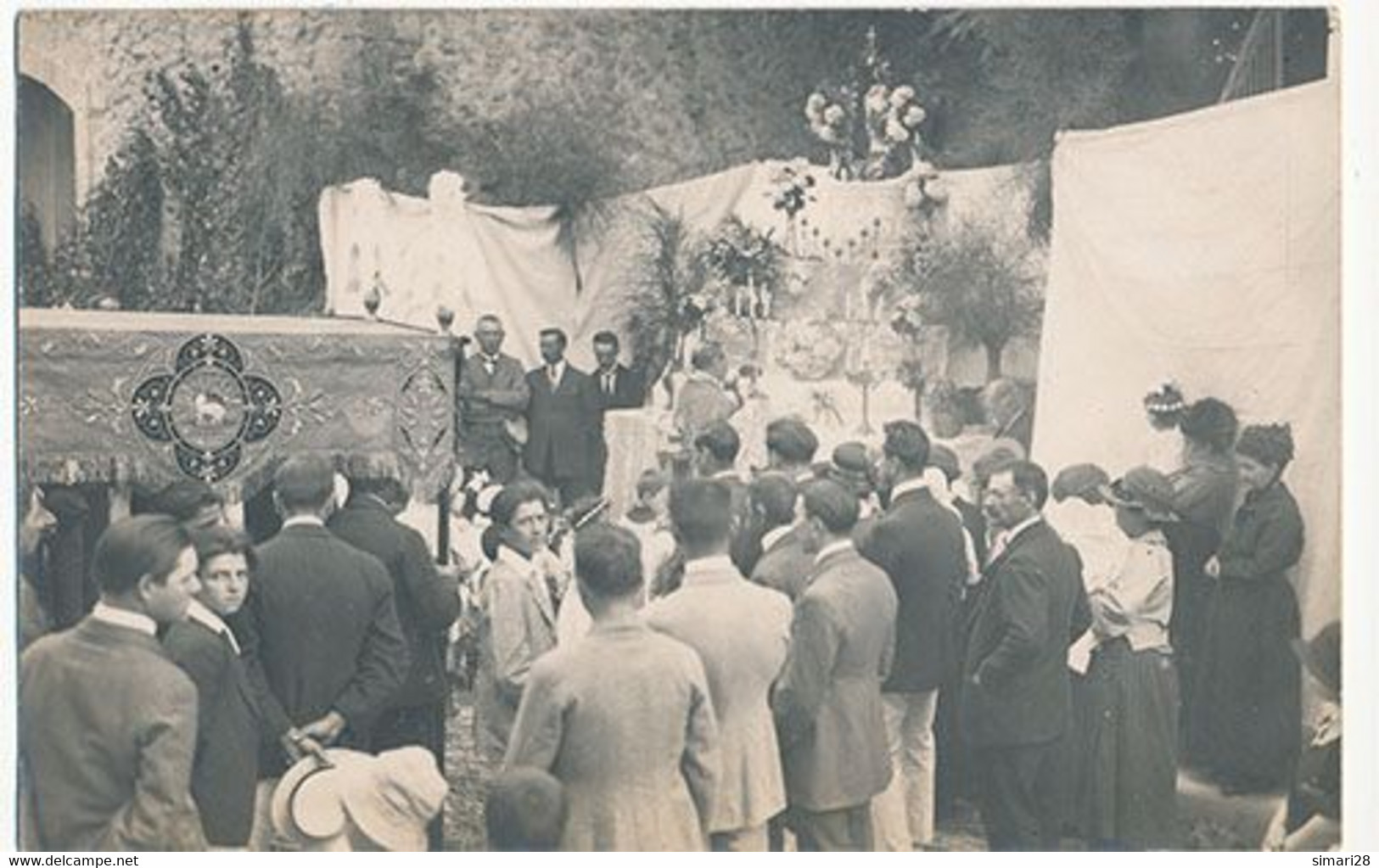 SAINT PONS DE MAUCHIENS - CARTE PHOTO - LES PROCESSIONS