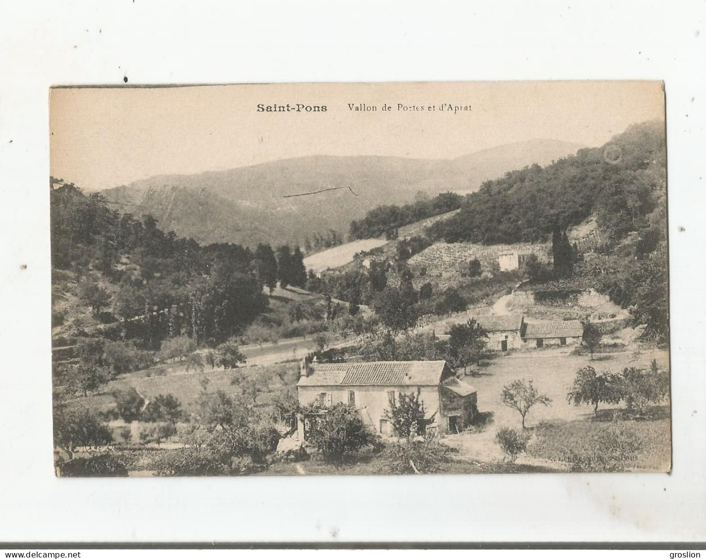 SAINT PONS VALLON DE PORTES ET D'APIAT 1918